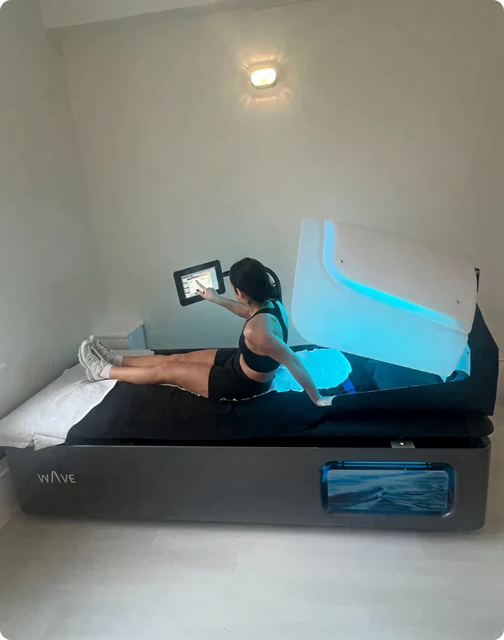 Dry water massage