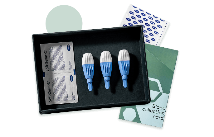 GlycanAge collection kit contents