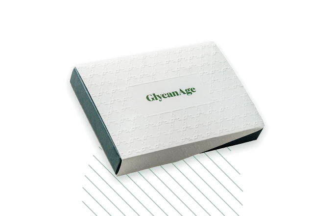 GlycanAge test kit box