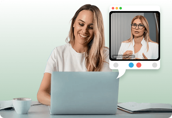 1:1 video consultation with a GlycanAge longevity specialist