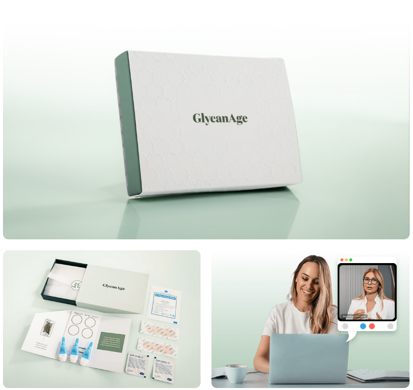 GlycanAge test kit and report